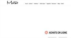 Desktop Screenshot of librairiemonet.com